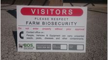 Picture of Metal Biosecurity Sign