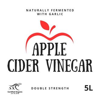 Picture of Certified Organic Apple Cider Vinegar with Garlic